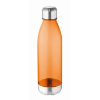 Milk shape 600 ml bottle in transparent-orange