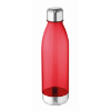Milk shape 600 ml bottle in transparent-red
