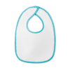 Baby bib in cotton in baby-blue