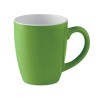 Ceramic coloured mug 300 ml in green