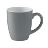 Ceramic coloured mug 290 ml in Grey