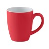 Ceramic coloured mug 290 ml in Red