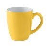 Ceramic coloured mug 300 ml in yellow