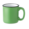 Ceramic vintage mug 240 ml in green