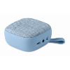 Square BT Speaker in fabric in baby-blue