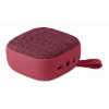 Square BT Speaker in fabric in burgundy