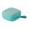 Square BT Speaker in fabric in turquoise