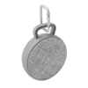 Fabric Round Bluetooth Speaker in grey