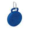 Fabric Round Bluetooth Speaker in royal-blue