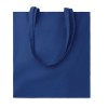 140gr/m² cotton shopping bag in blue