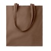 COTTONEL COLOUR + - 140 gr/m² cotton shopping bag in Brown