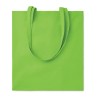 140gr/m² cotton shopping bag in lime