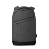 2 tone backpack incl USB plug in black