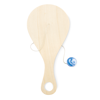 Wooden racket game in blue