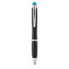 Twist ball pen with light       in turquoise