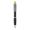 Twist ball pen with light       in yellow