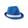 Coloured polyester hat in Blue