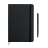 A5 notebook w/stylus 72 lined in Black