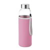 Glass bottle 500ml in Pink