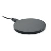 Wireless charger bamboo 5W in Black