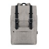 Backpack in 600D polyester in Grey