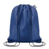 190T RPET drawstring bag in Blue