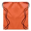 190T RPET drawstring bag in Orange
