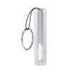 Plastic light up logo torch in Silver