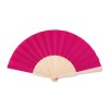 Manual hand fan wood in Pink