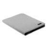 A4 conference folder zipped in Grey