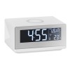 LED clock & wireless charger5W in White