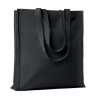 140gr/m² cotton shopping bag in Black