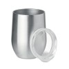 Double wall mug 300ml in Silver