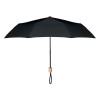 21 inch RPET foldable umbrella in Black