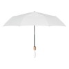 21 inch RPET foldable umbrella in White