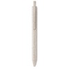 Wheat Straw/ABS push type pen in Beige