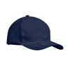 Brushed heavy cotton 6 panel Ba in Blue