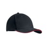 Brushed heavy cotton 6 panel sa in Red