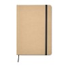 A5 recycled notebook 80 lined in Black