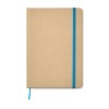 A5 recycled notebook 80 lined in Blue