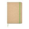 A5 recycled notebook 80 lined in Green
