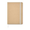 A5 recycled notebook 80 lined in White