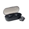 TWS earbuds with charging box in Black