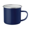 Metal mug with enamel layer in Blue