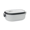 PP lunch box with air tight lid in White