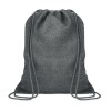 1200D heathered drawstring bag in Grey