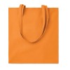 180gr/m² cotton shopping bag in Orange