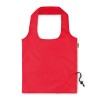 Foldable RPET shopping bag in Red