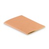 A6 recycled notebook 80 plain in Brown