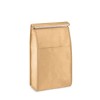 Woven paper 3L lunch bag in Brown